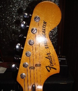 Fender Stratocaster 1976年後期 ヘッド