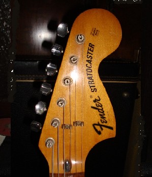 Fender Stratocaster 1976 前期 ヘッド
